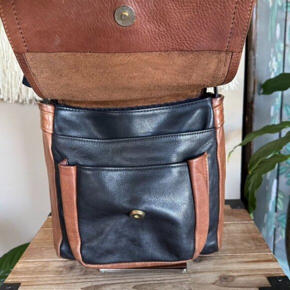 Vintage Handmade Black Brown Genuine Semi Precious Stone Shoulder Crossbody Bag - Picture 4 of 15